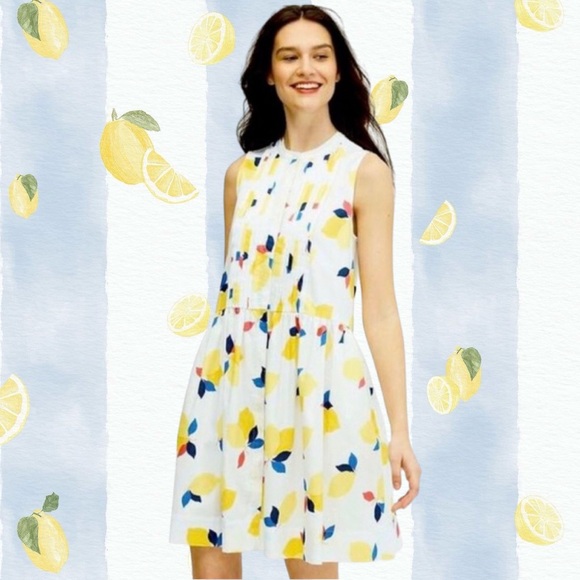 kate spade ♡ lemon zest shirtdress freshwhite - Picture 2 of 5